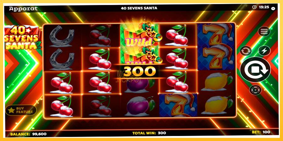 Игровой аппарат 40 Sevens Santa - игра на реальные деньги, картинка 2