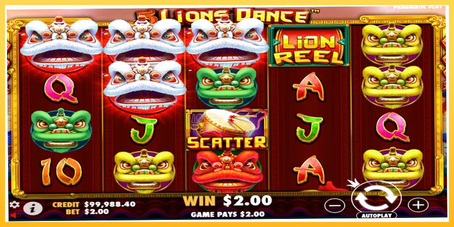 Игровой аппарат 5 Lions Dance - игра на реальные деньги, картинка 4