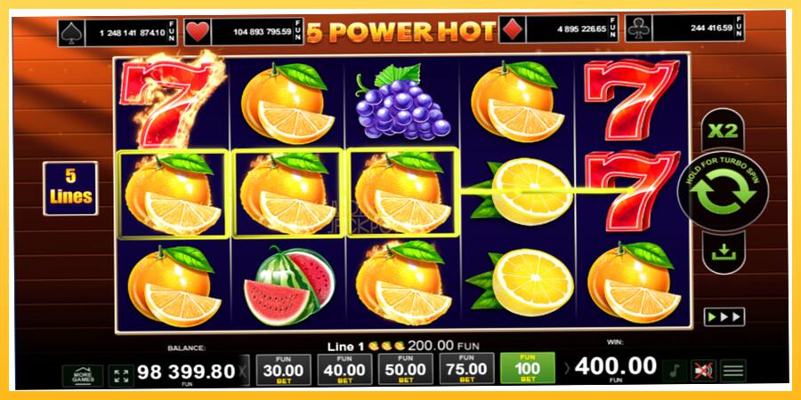 Игровой аппарат 5 Power Hot - игра на реальные деньги, картинка 1