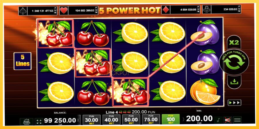 Игровой аппарат 5 Power Hot - игра на реальные деньги, картинка 2