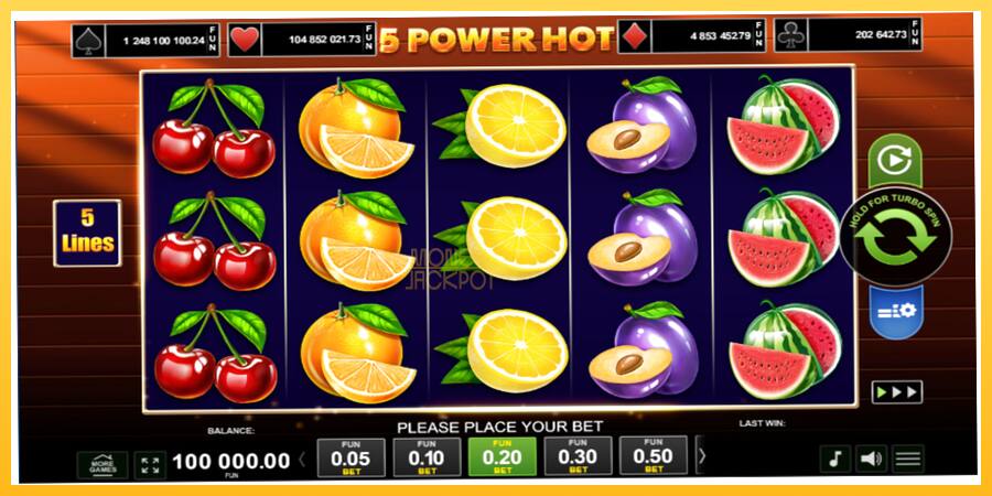 Игровой аппарат 5 Power Hot - игра на реальные деньги, картинка 6