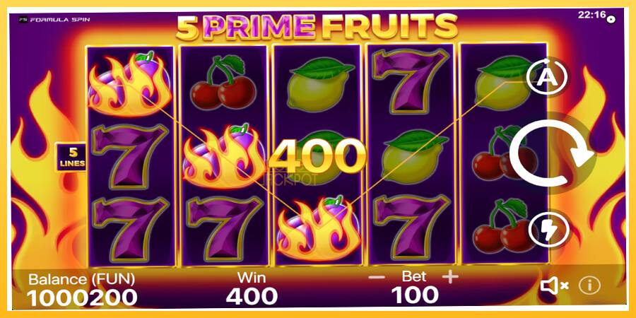 Игровой аппарат 5 Prime Fruits - игра на реальные деньги, картинка 3