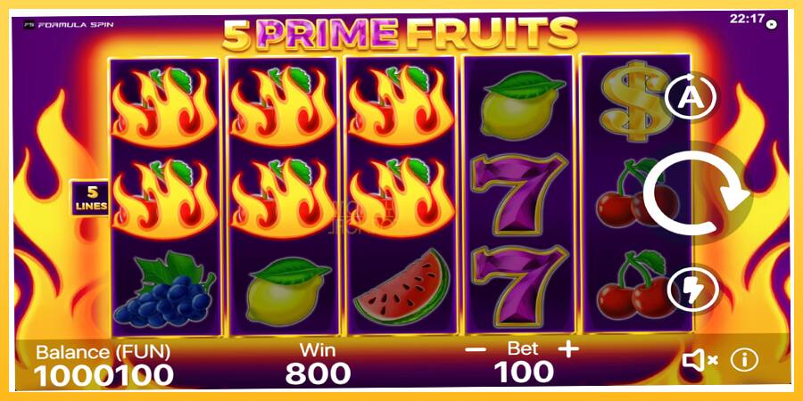 Игровой аппарат 5 Prime Fruits - игра на реальные деньги, картинка 4