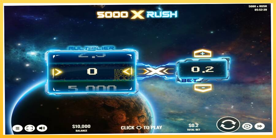 Игровой аппарат 5000 x Rush - игра на реальные деньги, картинка 2