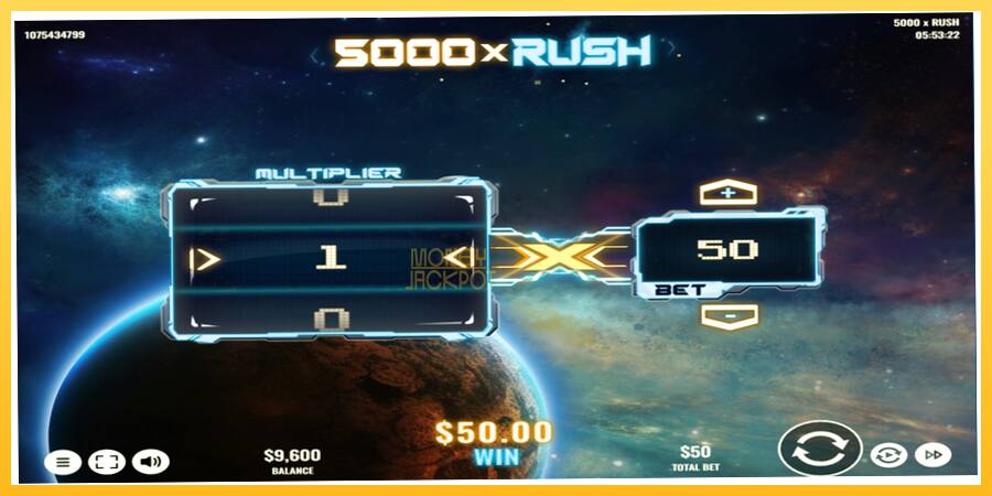 Игровой аппарат 5000 x Rush - игра на реальные деньги, картинка 3