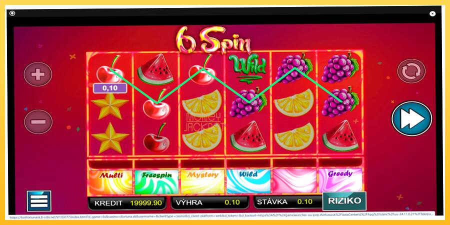 Игровой аппарат 6 Spin - игра на реальные деньги, картинка 2