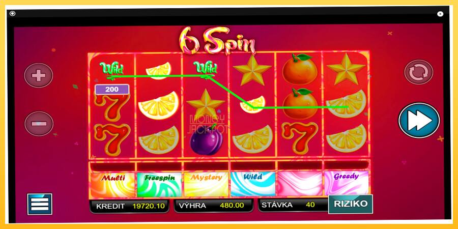 Игровой аппарат 6 Spin - игра на реальные деньги, картинка 5