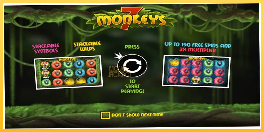 Игровой аппарат 7 monkeys - игра на реальные деньги, картинка 1