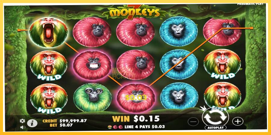 Игровой аппарат 7 monkeys - игра на реальные деньги, картинка 3