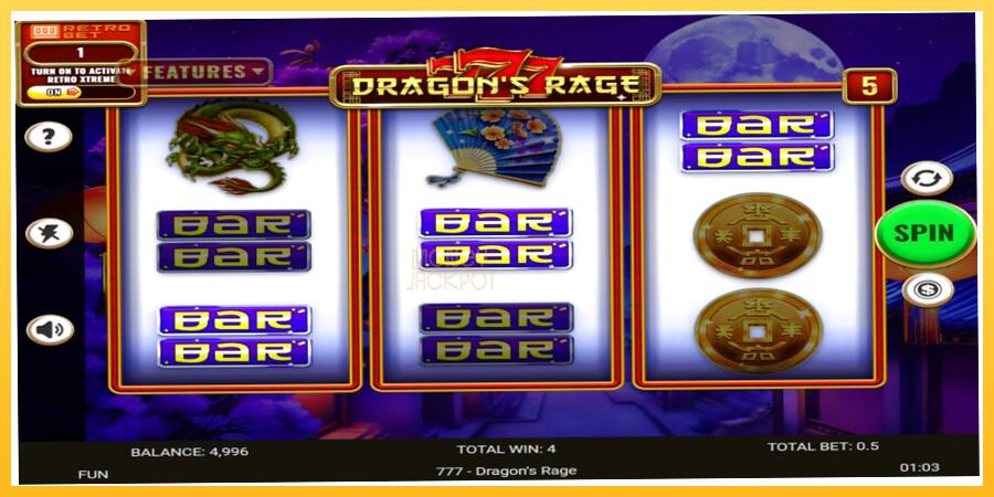 Игровой аппарат 777 - Dragons Rage - игра на реальные деньги, картинка 3