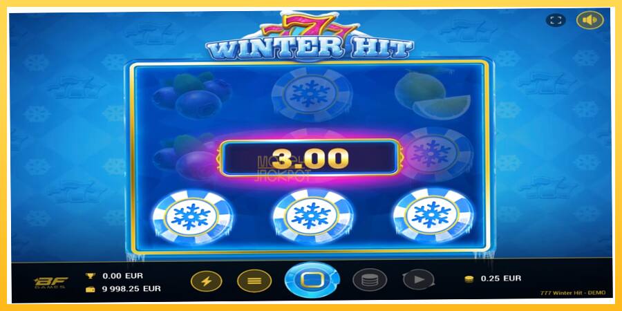 Игровой аппарат 777 Winter Hit - игра на реальные деньги, картинка 2