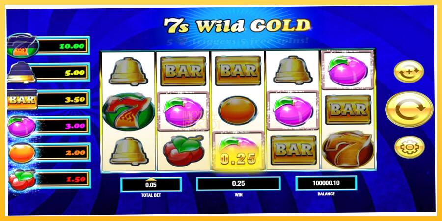 Игровой аппарат 7s Wild Gold - игра на реальные деньги, картинка 2