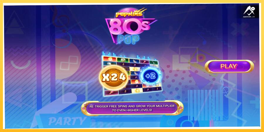 Игровой аппарат 80sPop - игра на реальные деньги, картинка 1