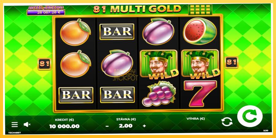 Игровой аппарат 81 Multi Gold - игра на реальные деньги, картинка 1