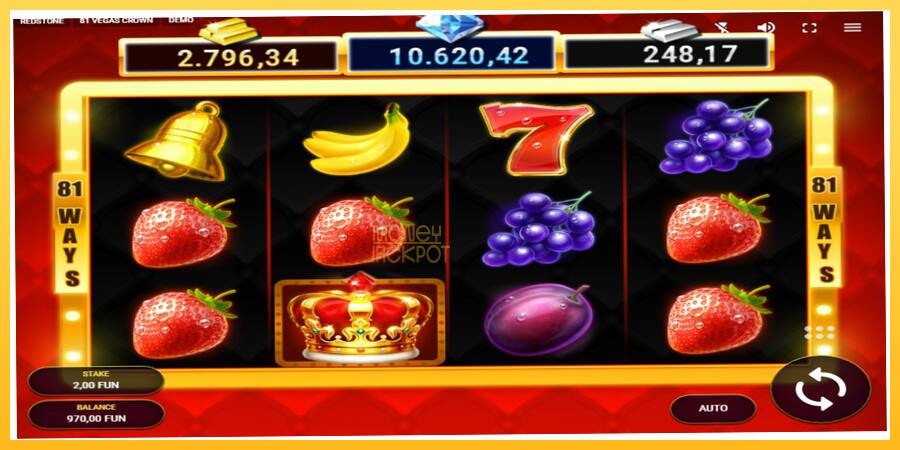 Игровой аппарат 81 Vegas Crown - игра на реальные деньги, картинка 3