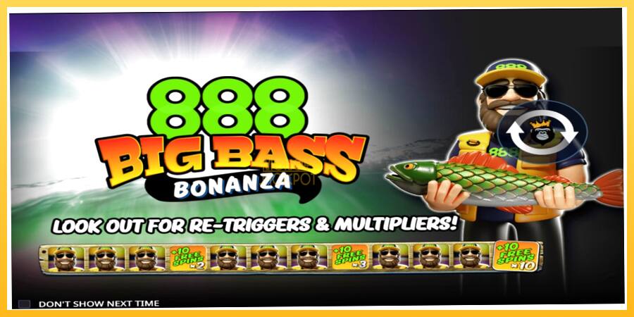 Игровой аппарат 888 Big Bass Bonanza - игра на реальные деньги, картинка 1