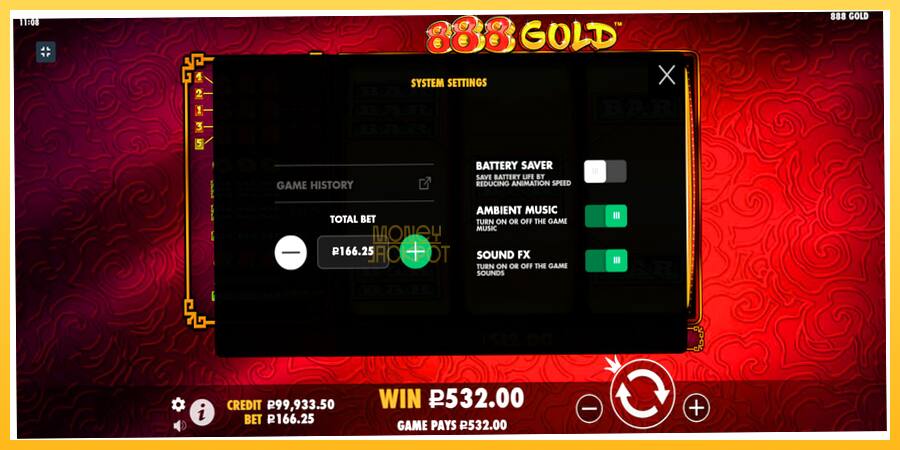 Игровой аппарат 888 Gold - игра на реальные деньги, картинка 5