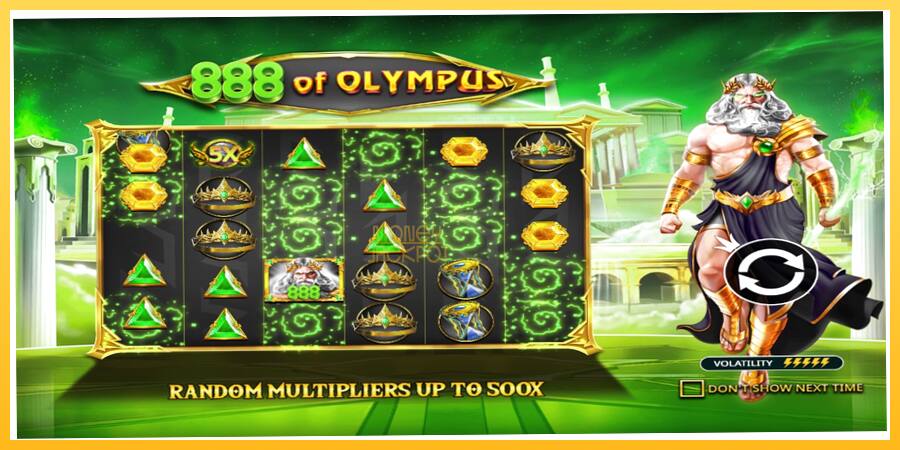 Игровой аппарат 888 of Olympus - игра на реальные деньги, картинка 1