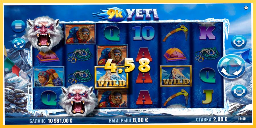 Игровой аппарат 9k Yeti - игра на реальные деньги, картинка 3