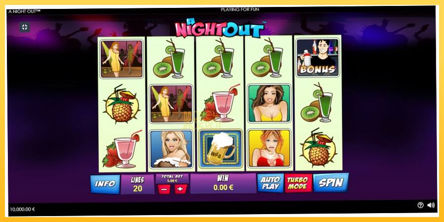 Игровой аппарат A Night Out - игра на реальные деньги, картинка 1