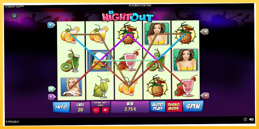 Игровой аппарат A Night Out - игра на реальные деньги, картинка 2