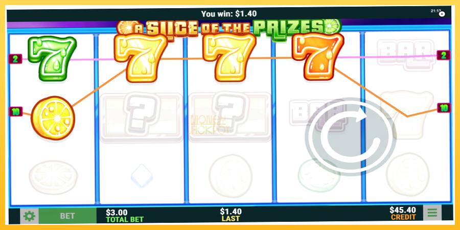 Игровой аппарат A Slice of the Prizes - игра на реальные деньги, картинка 2