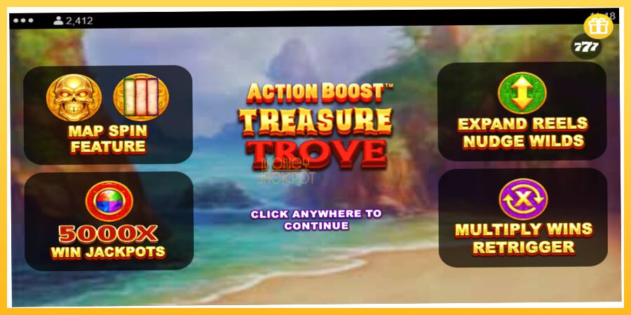 Игровой аппарат Action Boost Treasure Trove - игра на реальные деньги, картинка 1