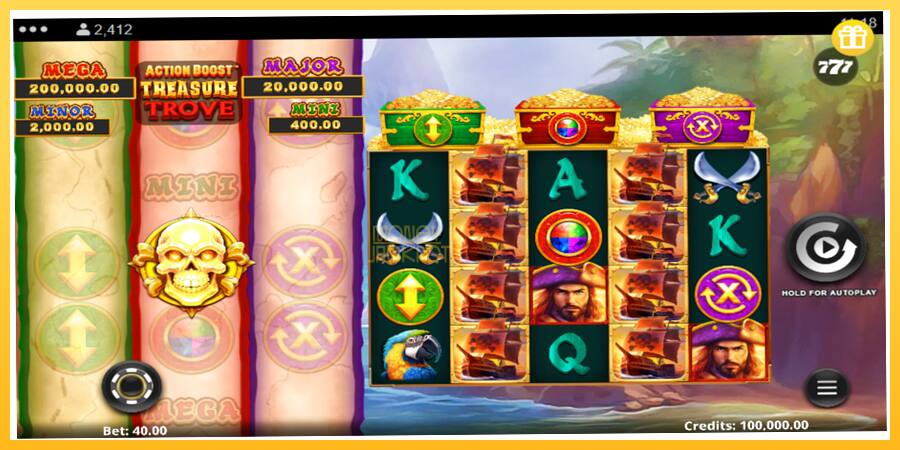 Игровой аппарат Action Boost Treasure Trove - игра на реальные деньги, картинка 2