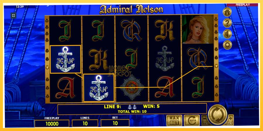 Игровой аппарат Admiral Nelson - игра на реальные деньги, картинка 4