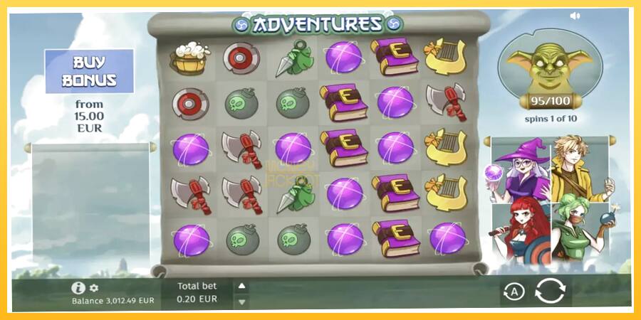 Игровой аппарат Adventures - игра на реальные деньги, картинка 5