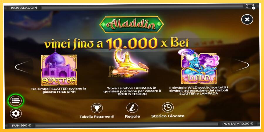 Игровой аппарат Aladdin - игра на реальные деньги, картинка 5