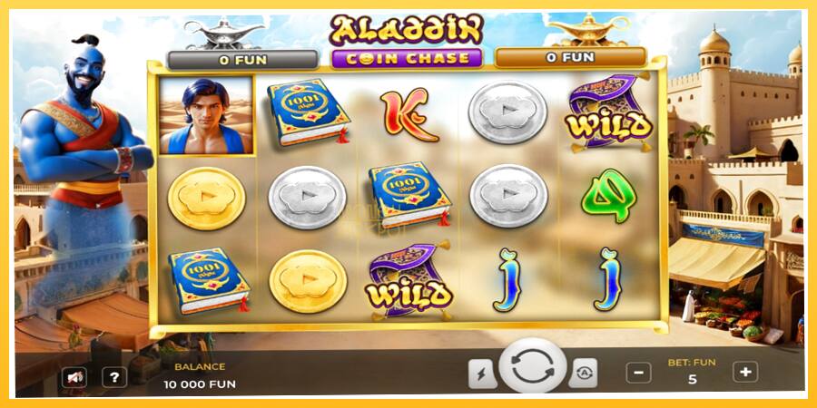 Игровой аппарат Aladdin Coin Chase - игра на реальные деньги, картинка 1