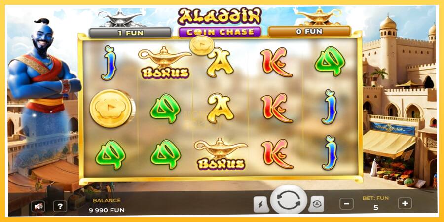 Игровой аппарат Aladdin Coin Chase - игра на реальные деньги, картинка 2