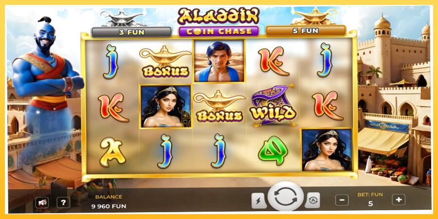 Игровой аппарат Aladdin Coin Chase - игра на реальные деньги, картинка 3