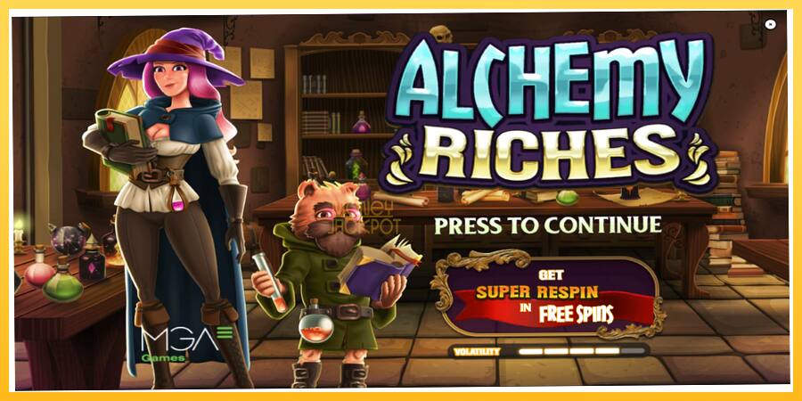 Игровой аппарат Alchemy Riches - игра на реальные деньги, картинка 1