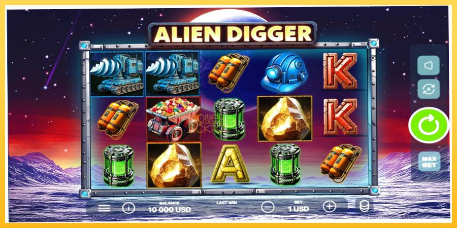 Игровой аппарат Alien Digger - игра на реальные деньги, картинка 1