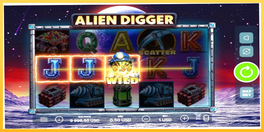 Игровой аппарат Alien Digger - игра на реальные деньги, картинка 2