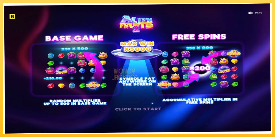 Игровой аппарат Alien Fruits 2 - игра на реальные деньги, картинка 1