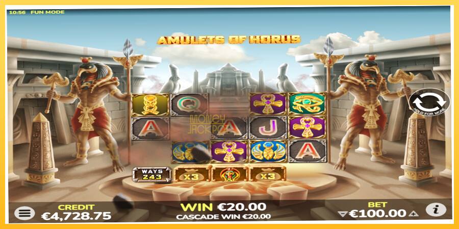 Игровой аппарат Amulets of Horus - игра на реальные деньги, картинка 3