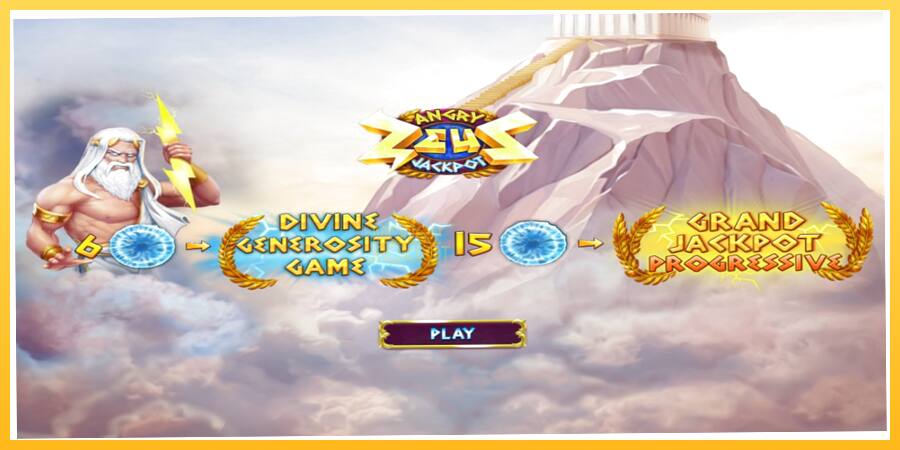 Игровой аппарат Angry Zeus Jackpot - игра на реальные деньги, картинка 1