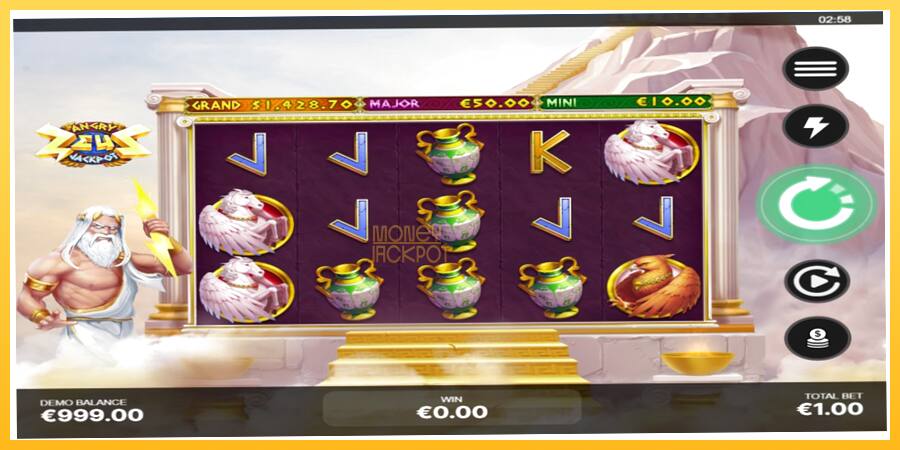 Игровой аппарат Angry Zeus Jackpot - игра на реальные деньги, картинка 2