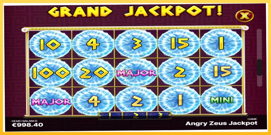 Игровой аппарат Angry Zeus Jackpot - игра на реальные деньги, картинка 7