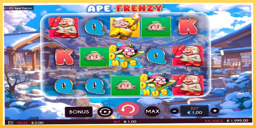 Игровой аппарат Ape Frenzy - игра на реальные деньги, картинка 2