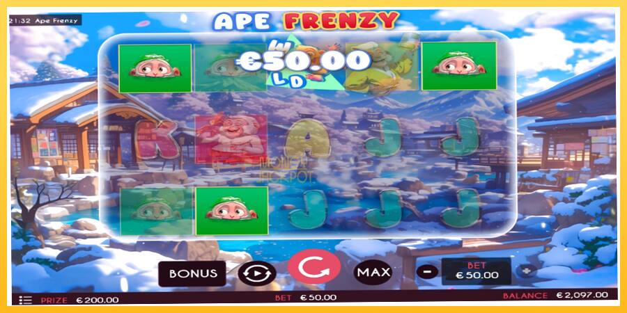 Игровой аппарат Ape Frenzy - игра на реальные деньги, картинка 3