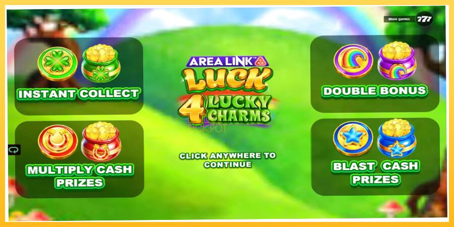 Игровой аппарат Area Link Luck 4 Lucky Charms - игра на реальные деньги, картинка 1