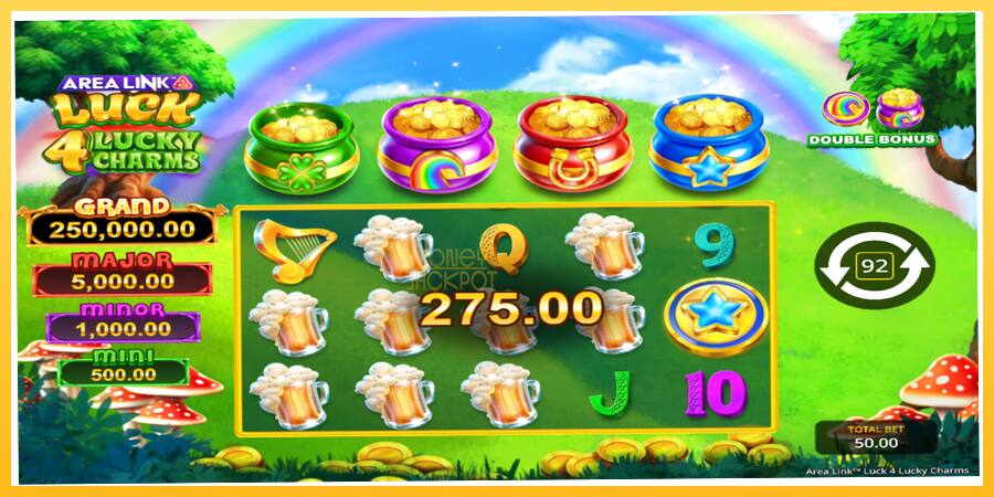 Игровой аппарат Area Link Luck 4 Lucky Charms - игра на реальные деньги, картинка 5