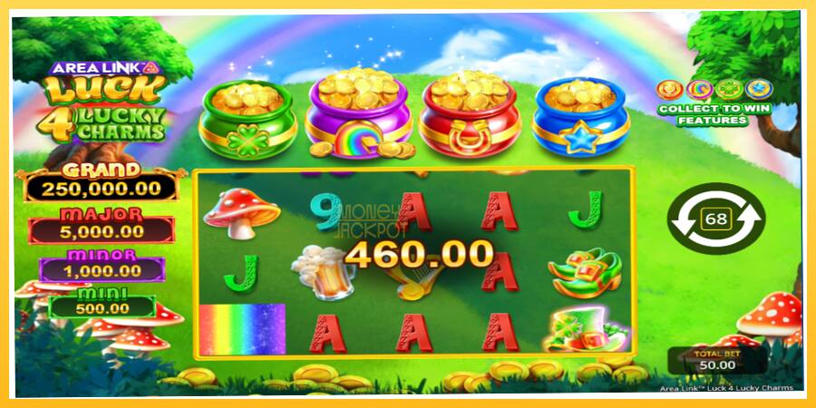 Игровой аппарат Area Link Luck 4 Lucky Charms - игра на реальные деньги, картинка 6