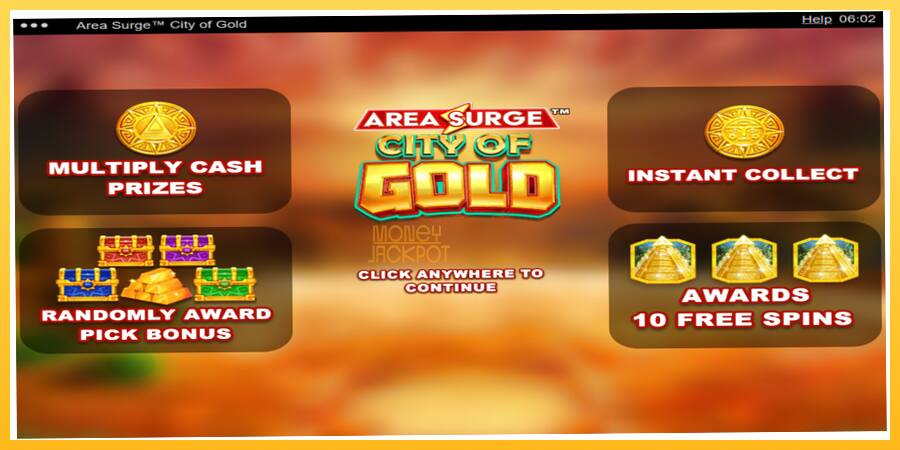 Игровой аппарат Area Surge City of Gold - игра на реальные деньги, картинка 1