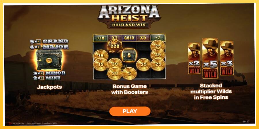 Игровой аппарат Arizona Heist - игра на реальные деньги, картинка 1