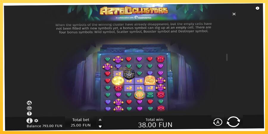 Игровой аппарат Aztec Clusters - игра на реальные деньги, картинка 6